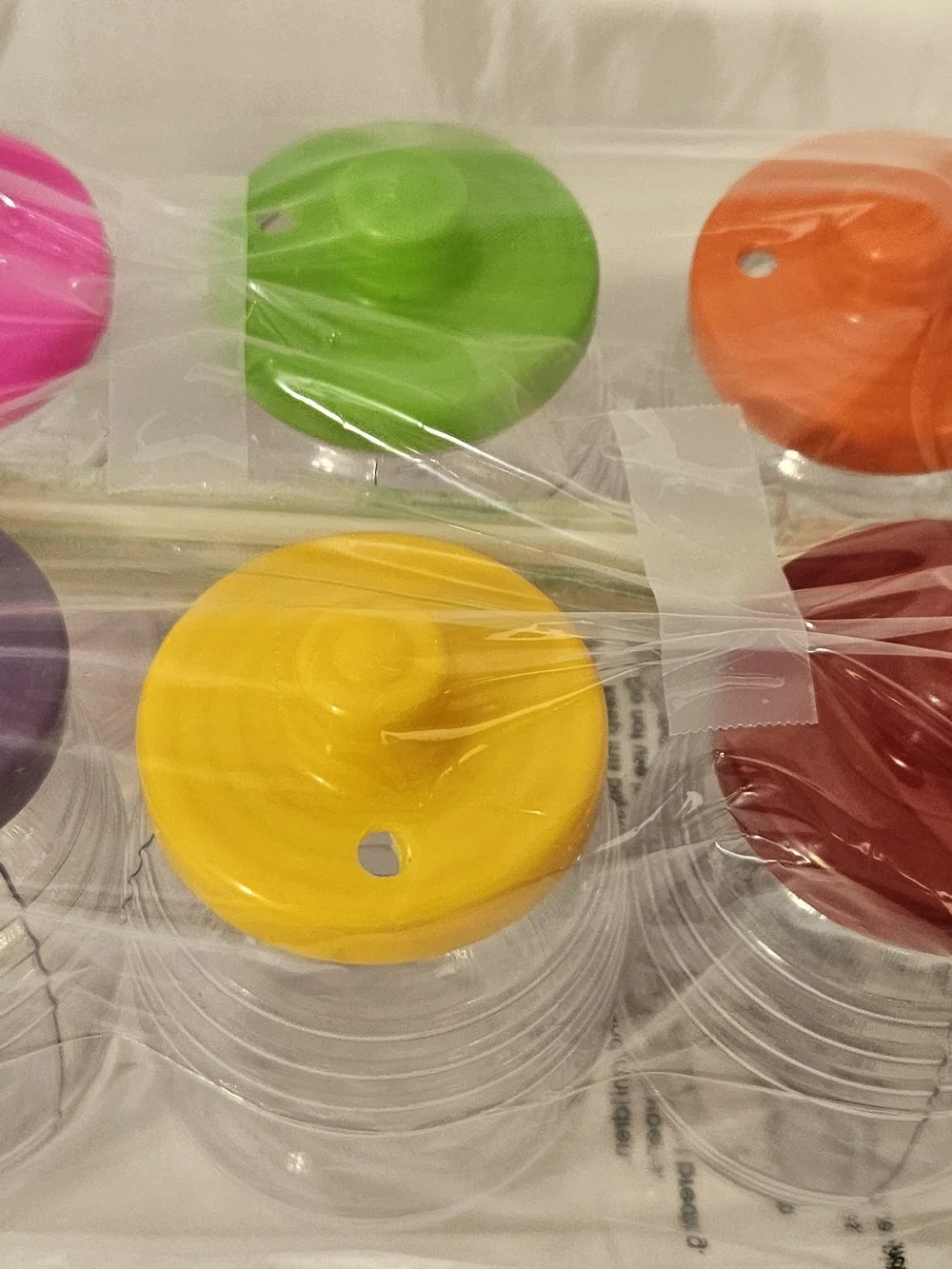 Colorful plastic party cups shaped like traditional Vitrolero #157